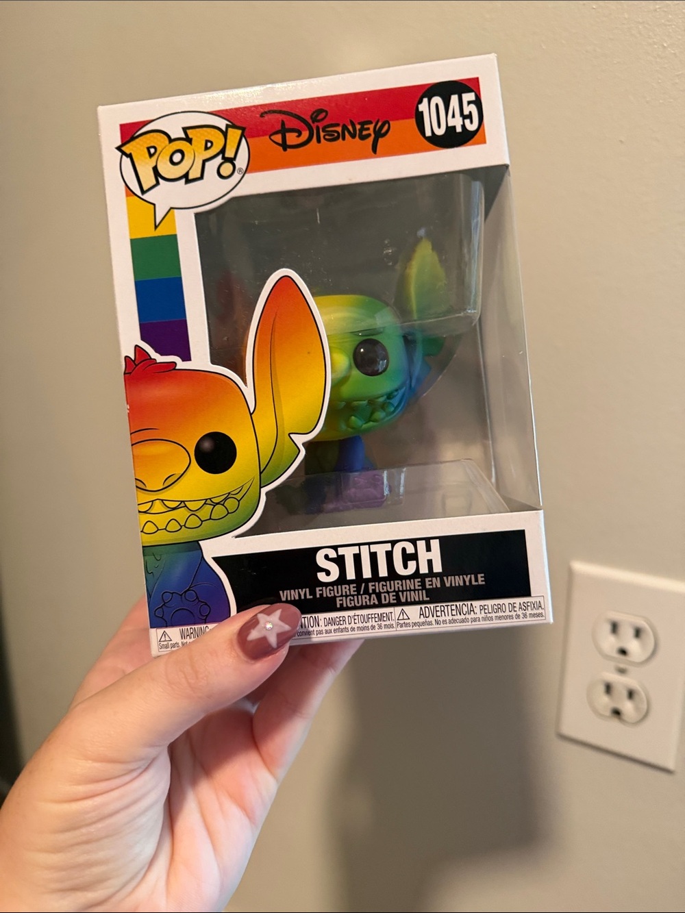 Funko Pop! Disney Stitch Rainbow Vinyl Figure - Multicolor